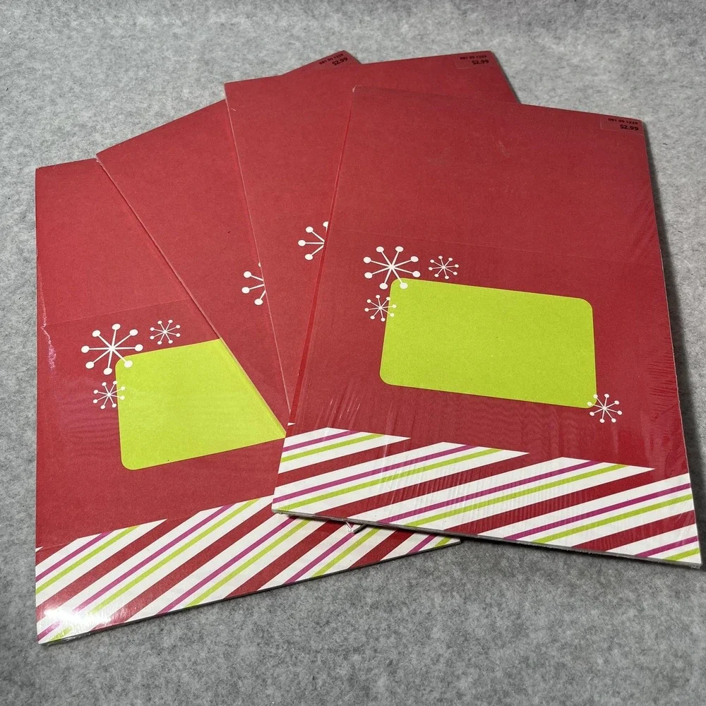 Gartner Studios Self-Mailer Christmas Holiday Printable Cards 25 Count with Seal
